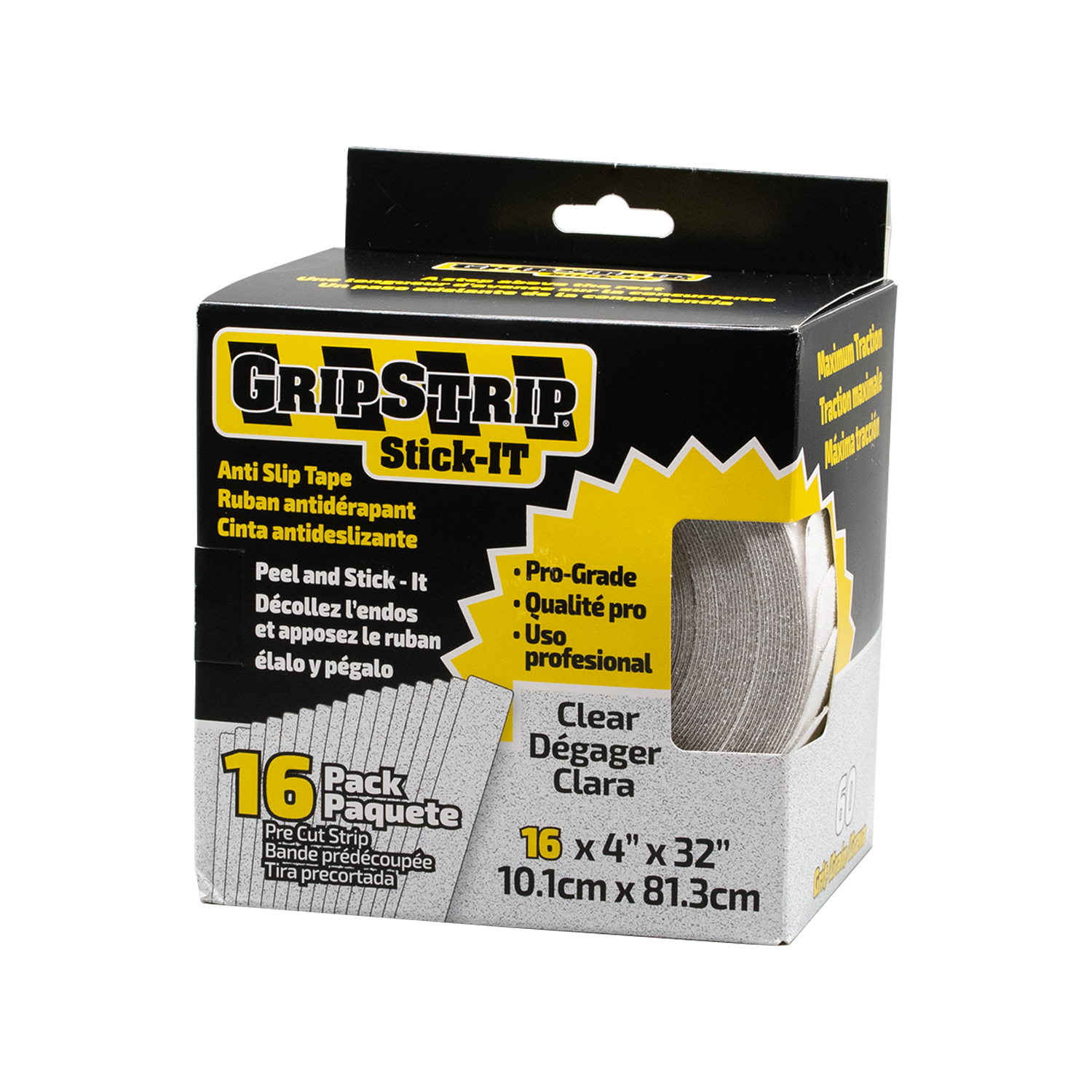 4 x 32 Pre cut Anti Slip tape – GripStrip (CA)